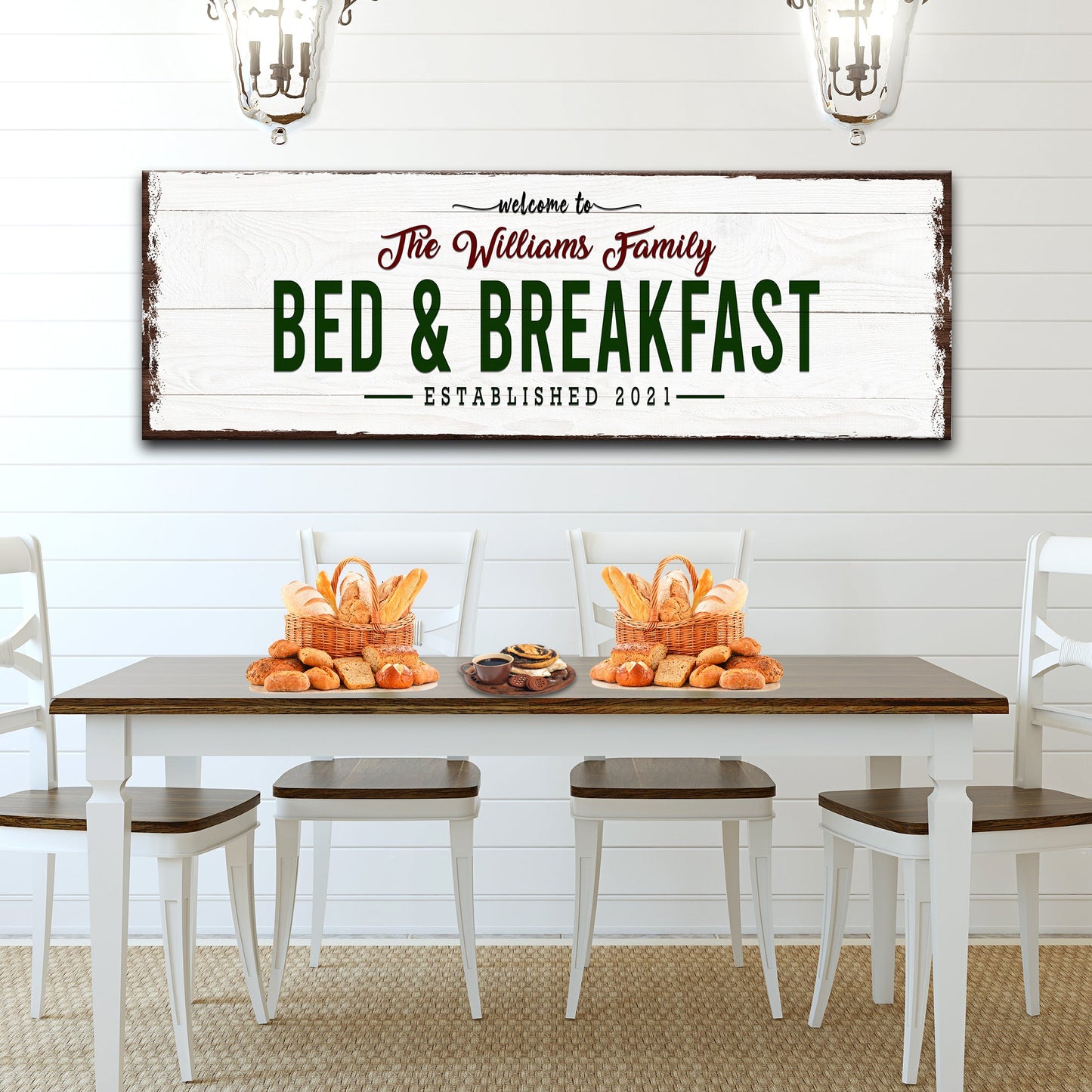 Welcome Bed And Breakfast Sign
