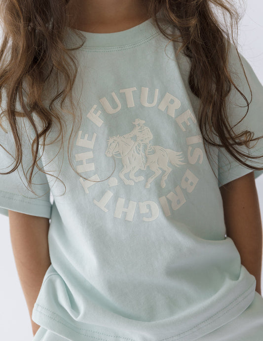 The Future Is Bright Kids Tee