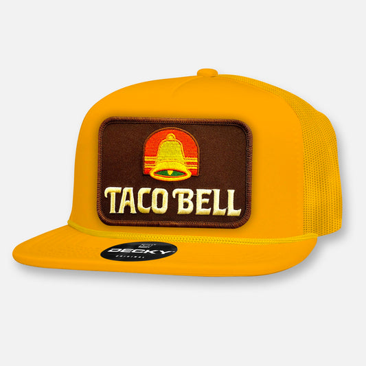 VINTAGE TACO BELL FLAT BILL PATCH HAT