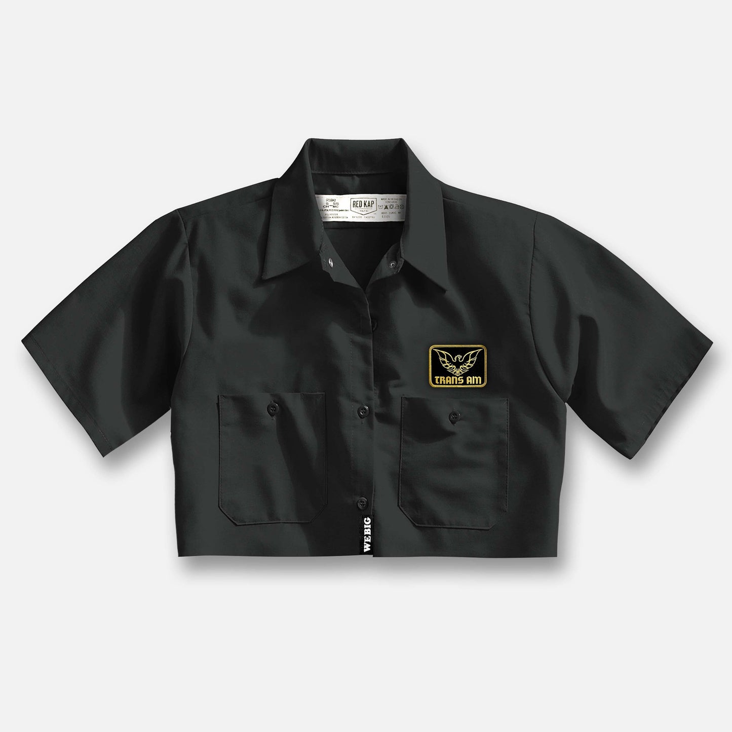 WOMENS TRANS-AM CROP MECHANICS SHIRT