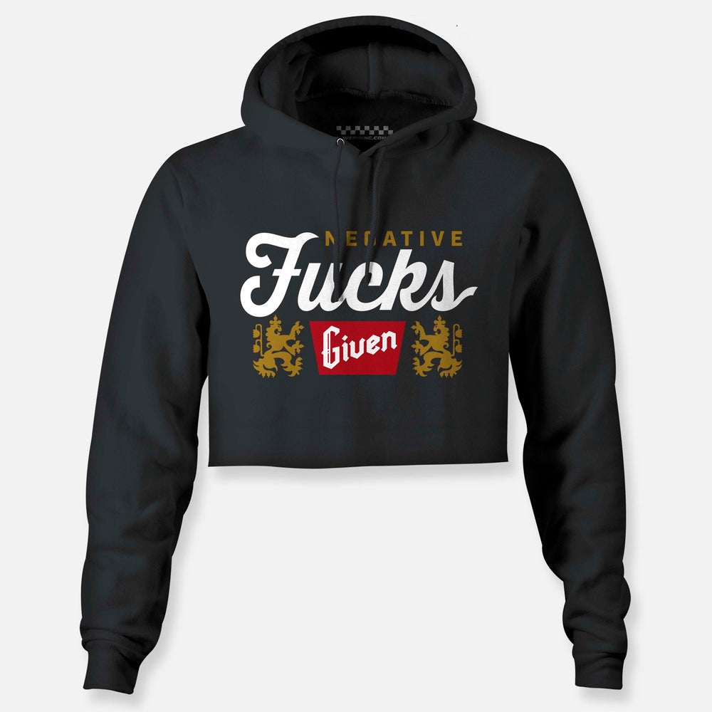 WOMENS LESS THAN ZERO CROP HOODIE