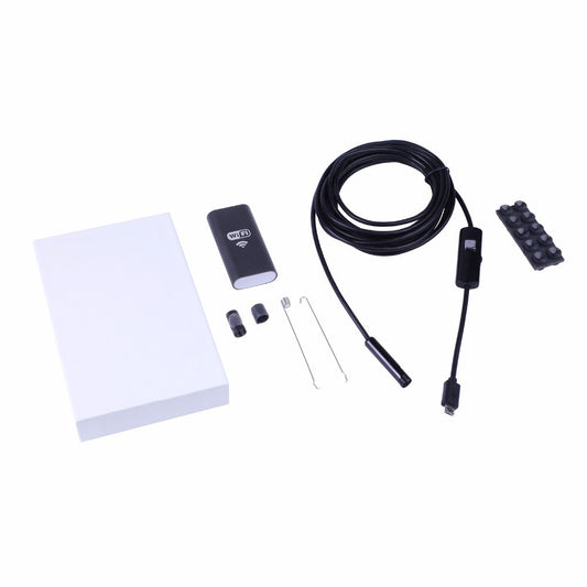 Wifi 6.5ft Endoscope Camera HD720P 8mm Lens USB Camera Cable Wireless Inspection Borescope