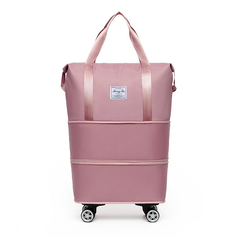 Double-Layer Travel Bag with Wet/Dry Separation, Lightweight Maternity Package