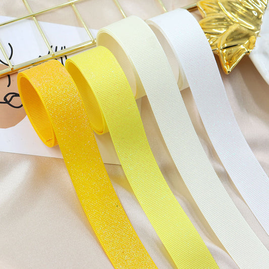 Glitter Silk Ribbon for Gift Wrapping