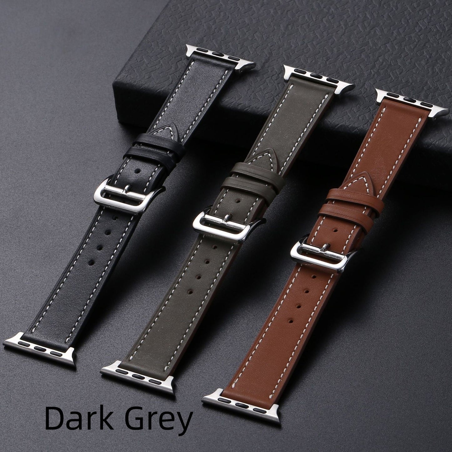 Casual Cow Leather Watch Strap
