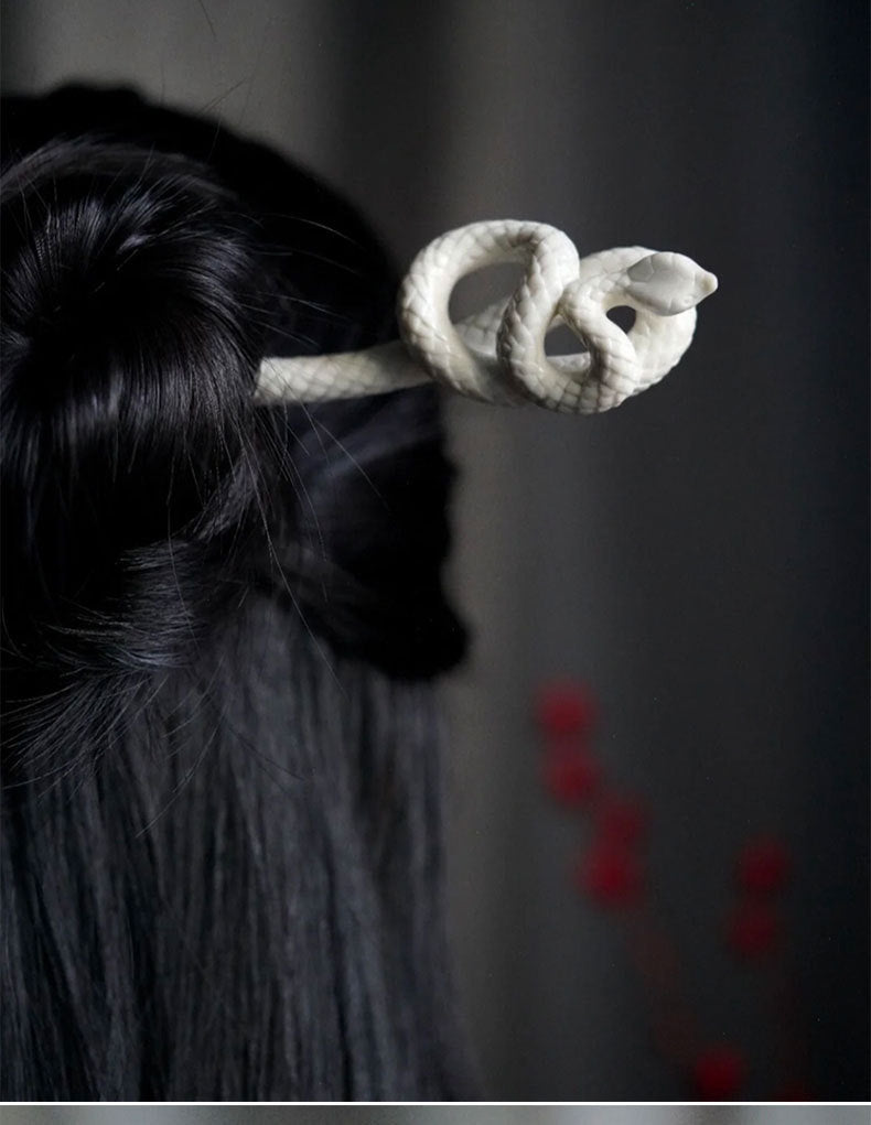 Back-of-Head Retro Hairpin Single Character
