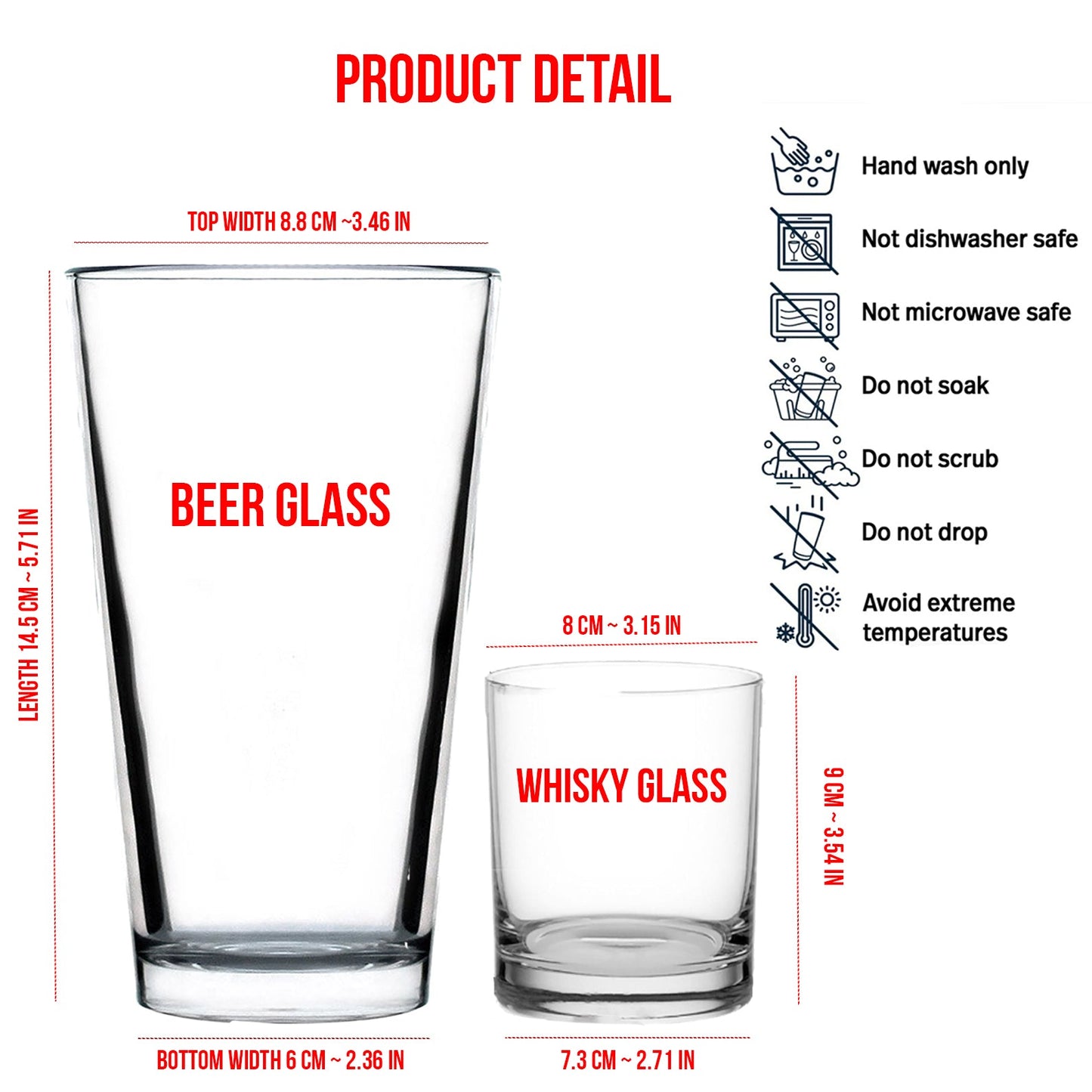 Donald Drunk Beer Glass | President Trump Print Whiskey Glasses, Party President, St Patrick's Day Glass 681900 - GOP