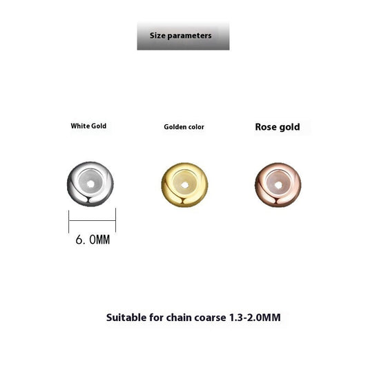 S925 Sterling Silver Adjustable Silicone Ball Plunger Beads