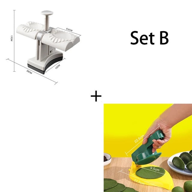 Double-Head Dumpling Mold Manual Press Maker