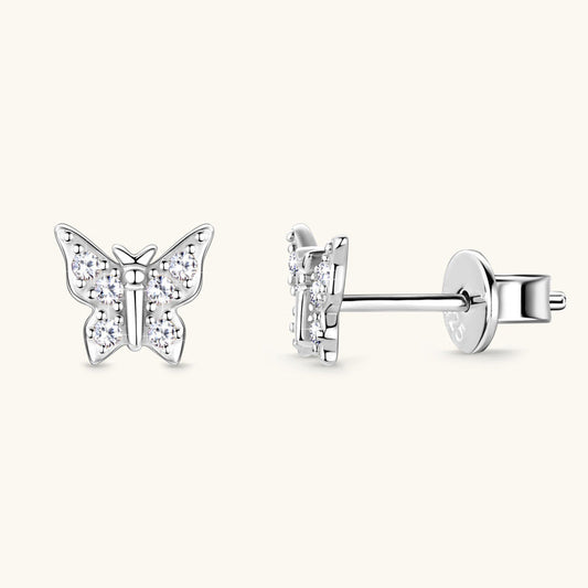 Korean Butterfly Moussan Diamond Ear Team