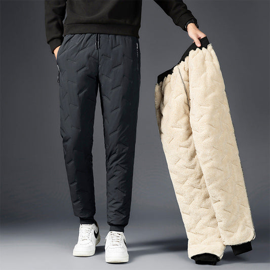 Men's Fleece-Lined Winter Joggers