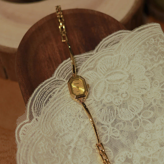 Rectangular Copper Strips Women's Watch