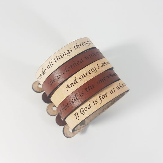 Custom Quote Bracelet
