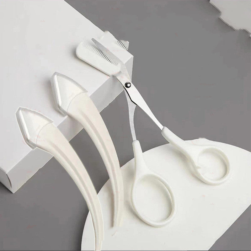 Curved Eyebrow Trimming Knife