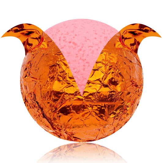 Life of the Party Pink Grapefruit Bath Bomb with Jewelry Ring Inside