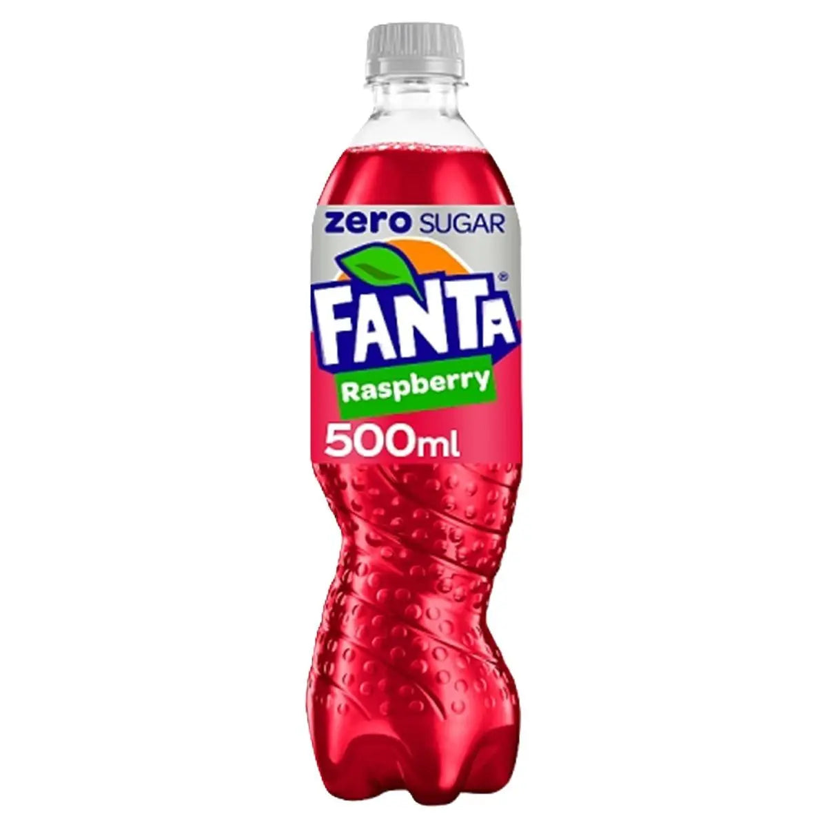 Fanta Raspberry Zero Sugar – Sugar-Free Raspberry Soda 500 mL Bottle (UK)