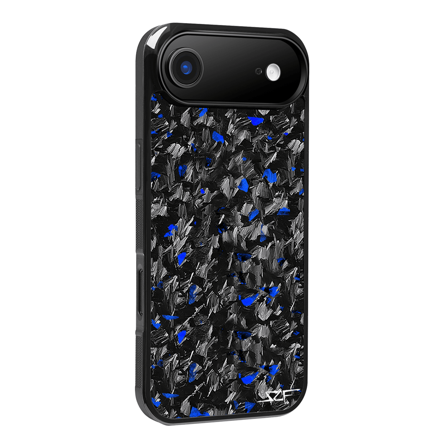 iPhone | Blue Flake Real Forged Carbon Fiber Phone Case | CLASSIC Series