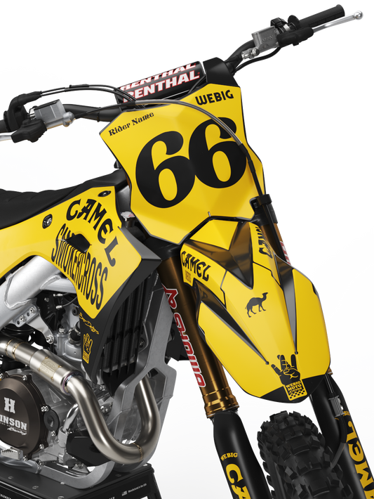CAMEL SMOKERCROSS YELLOW Graphics Kit