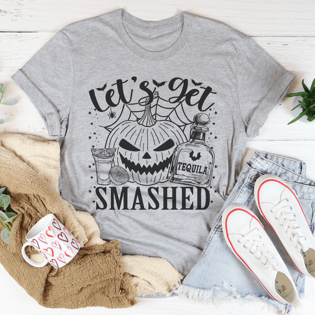 Let's Get Smashed Pumpkin Tee-2