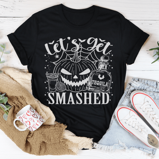 Let's Get Smashed Pumpkin Tee-1