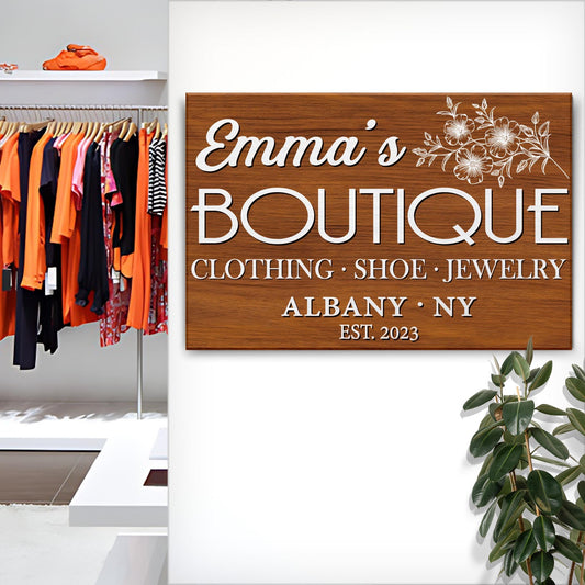 Boutique Sign V