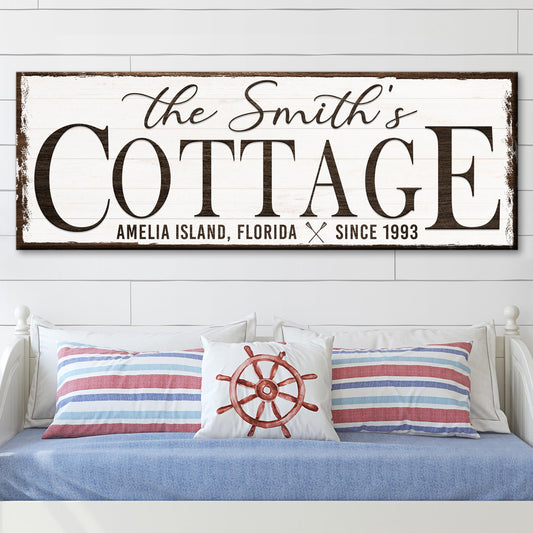 Cottage Beach House Sign II
