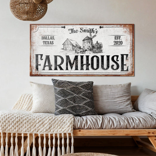 Rustic Farmhouse Sign XI