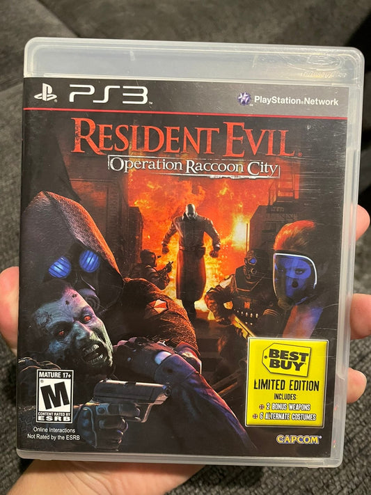 Resident Evil: Operation Raccoon City Best Buy Limited Edition (Playstation 3)