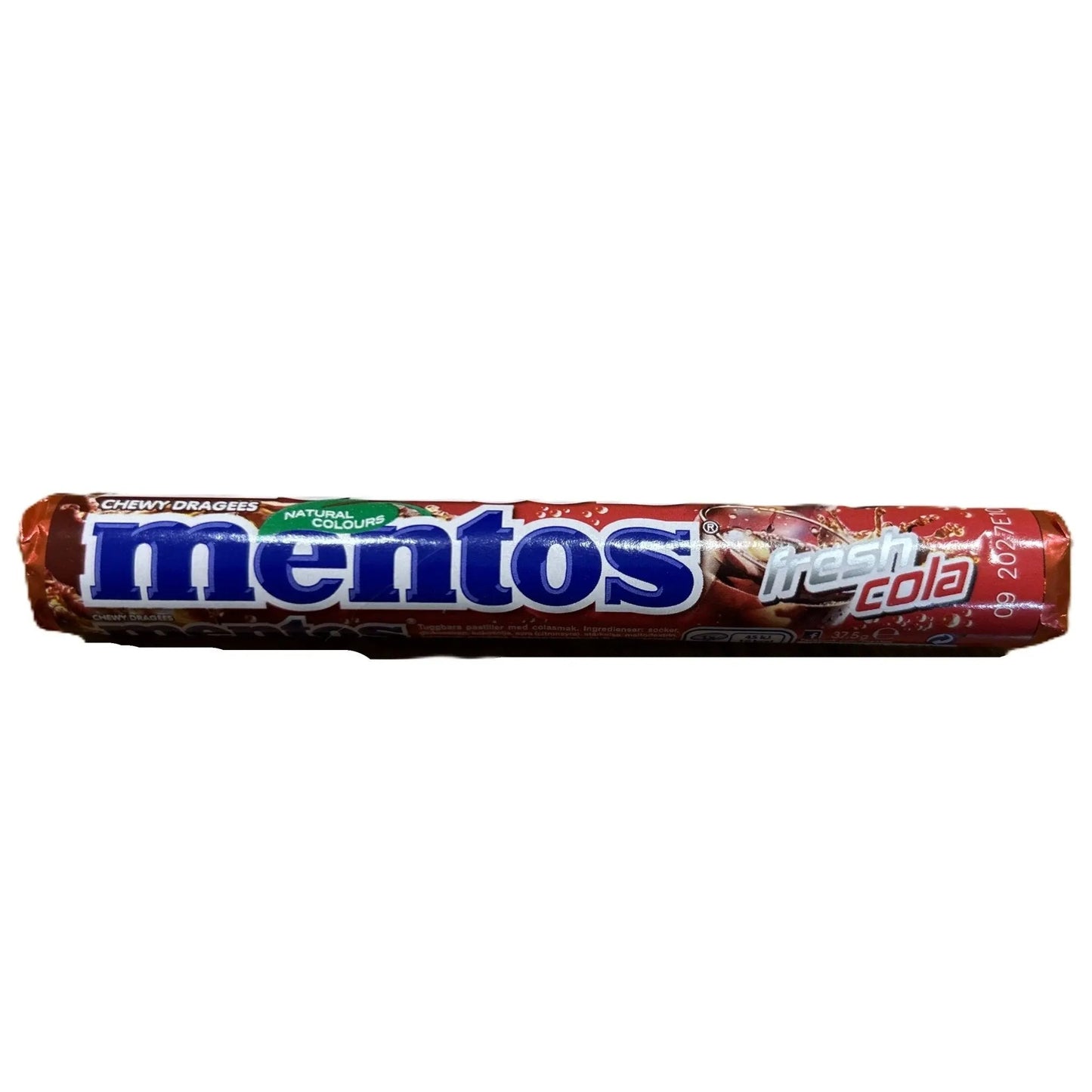 Mentos Cola Roll – Chewy Cola-Flavored Candy 38 g (Finland)