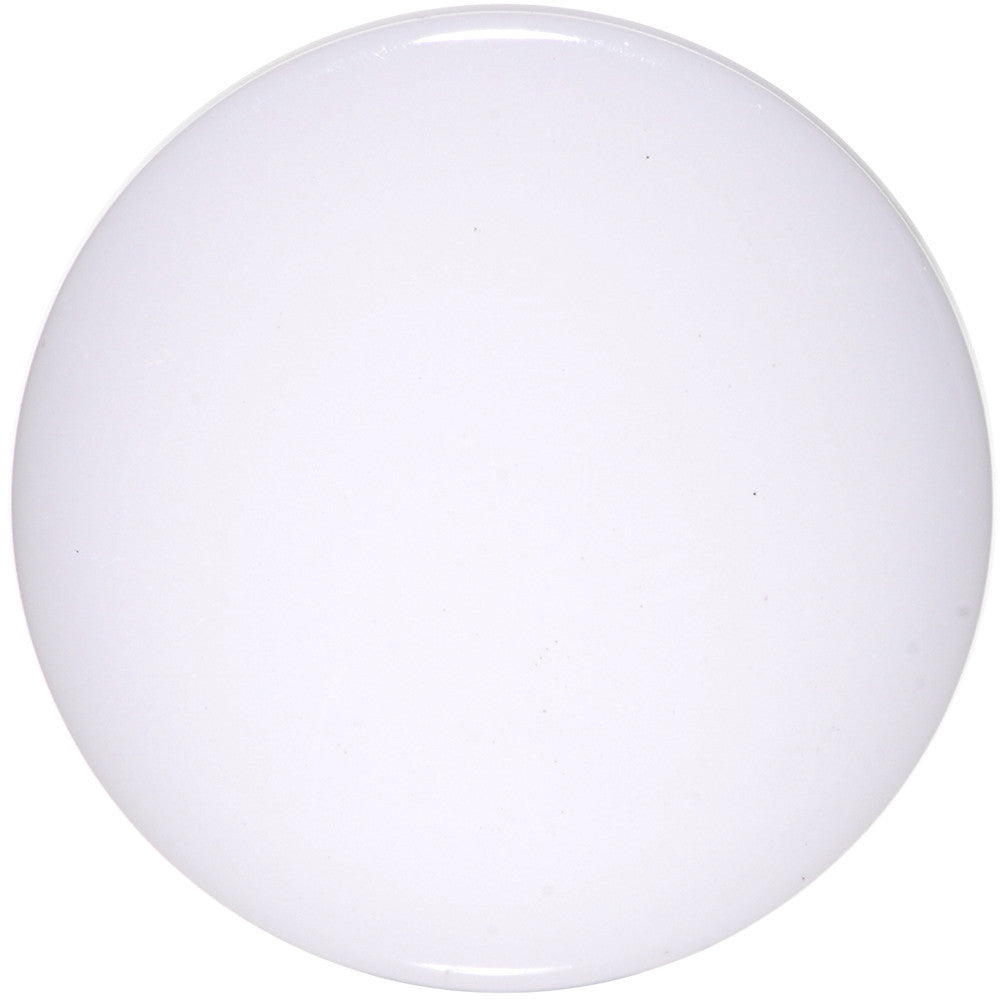 1/2 White Acrylic Saddle Plug Set