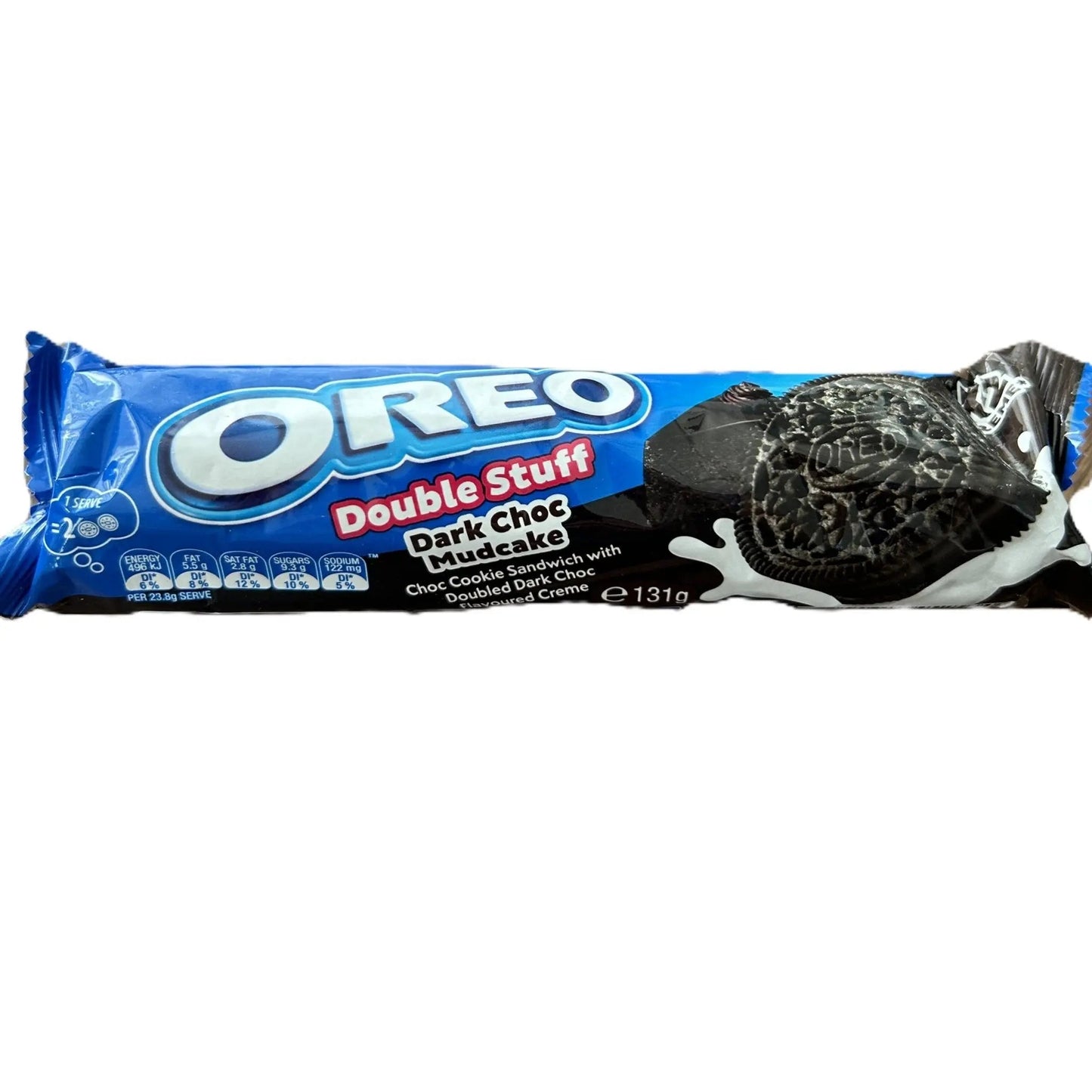 Oreo Double Stuff Dark Chocolate Mudcake – Extra-Filled Cookies 154 g Pack (Australia)