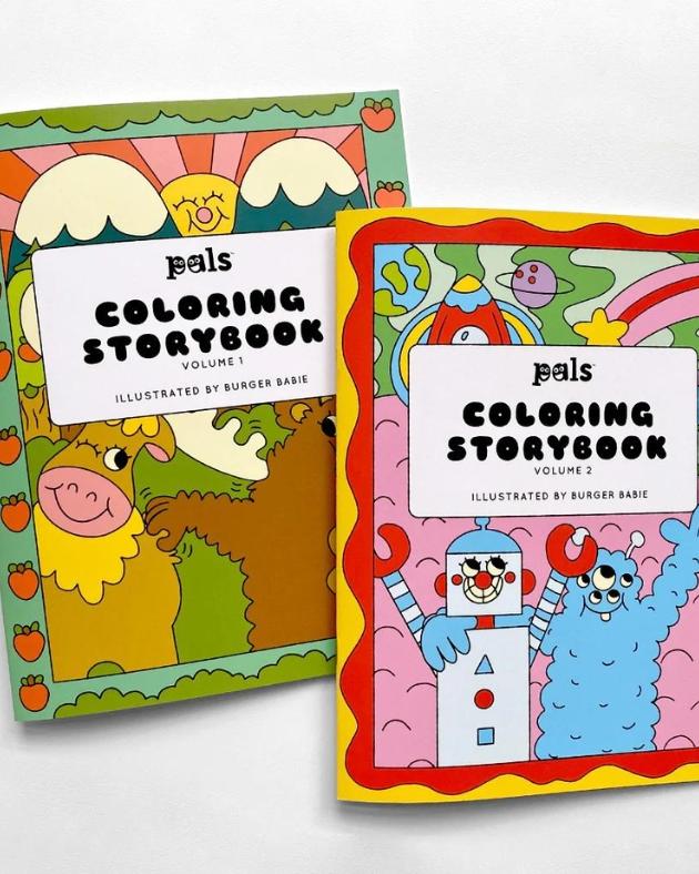 Coloring Story Books