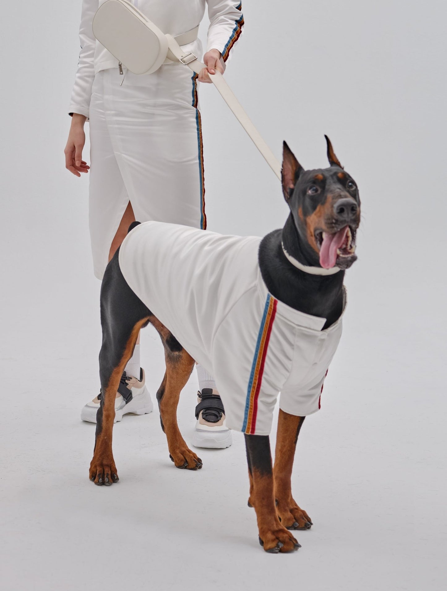 PET VELVET STRIPED JACKET