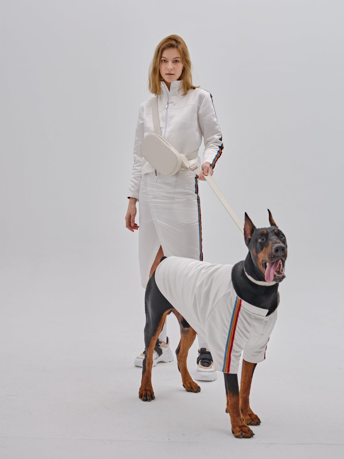 PET VELVET STRIPED JACKET