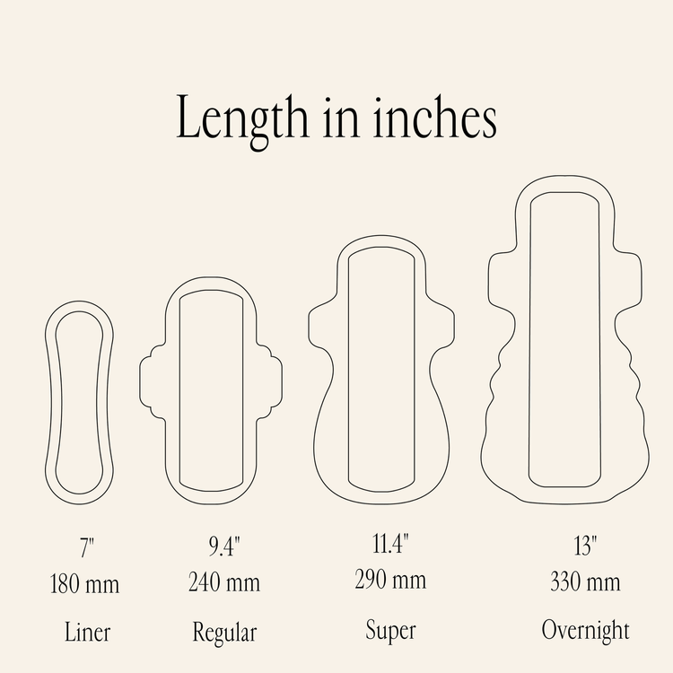 Organic Pads with wings - Regular 3 pack Bundle