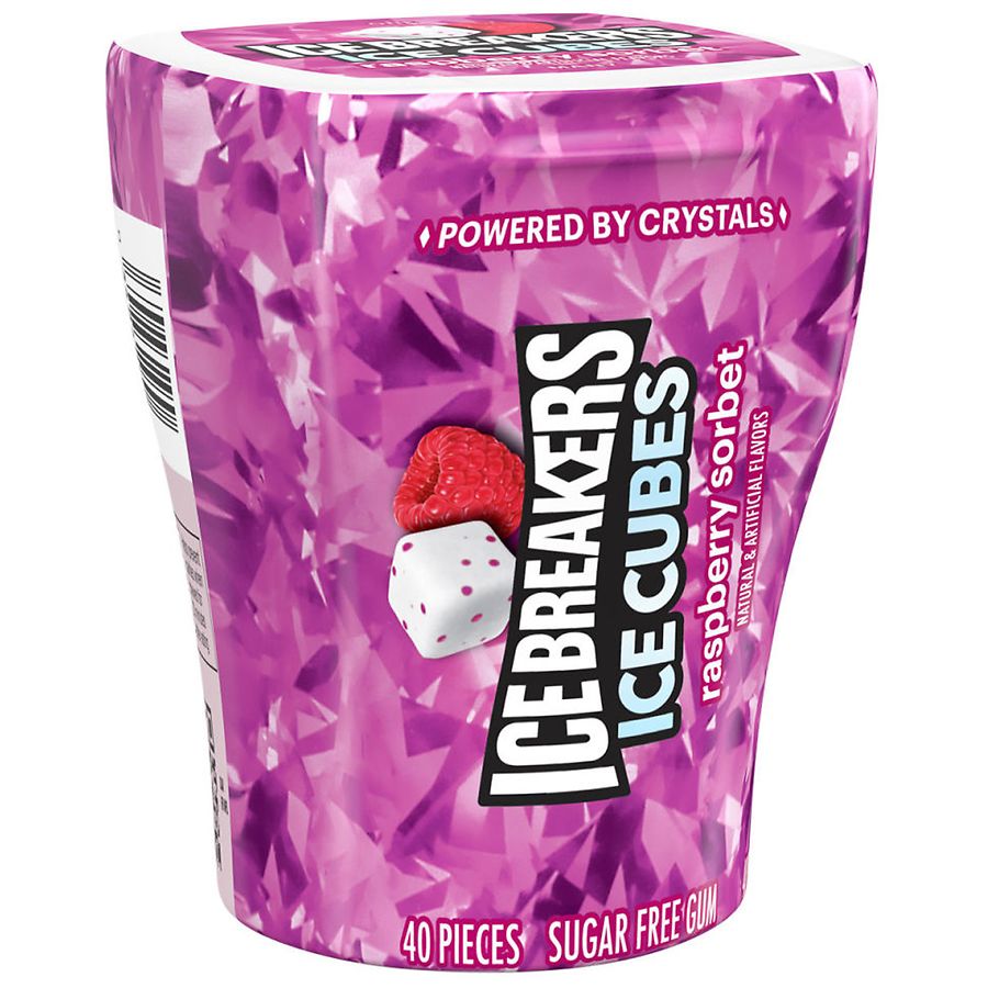 Ice Breaker Ice Cubes Raspberry 6pk