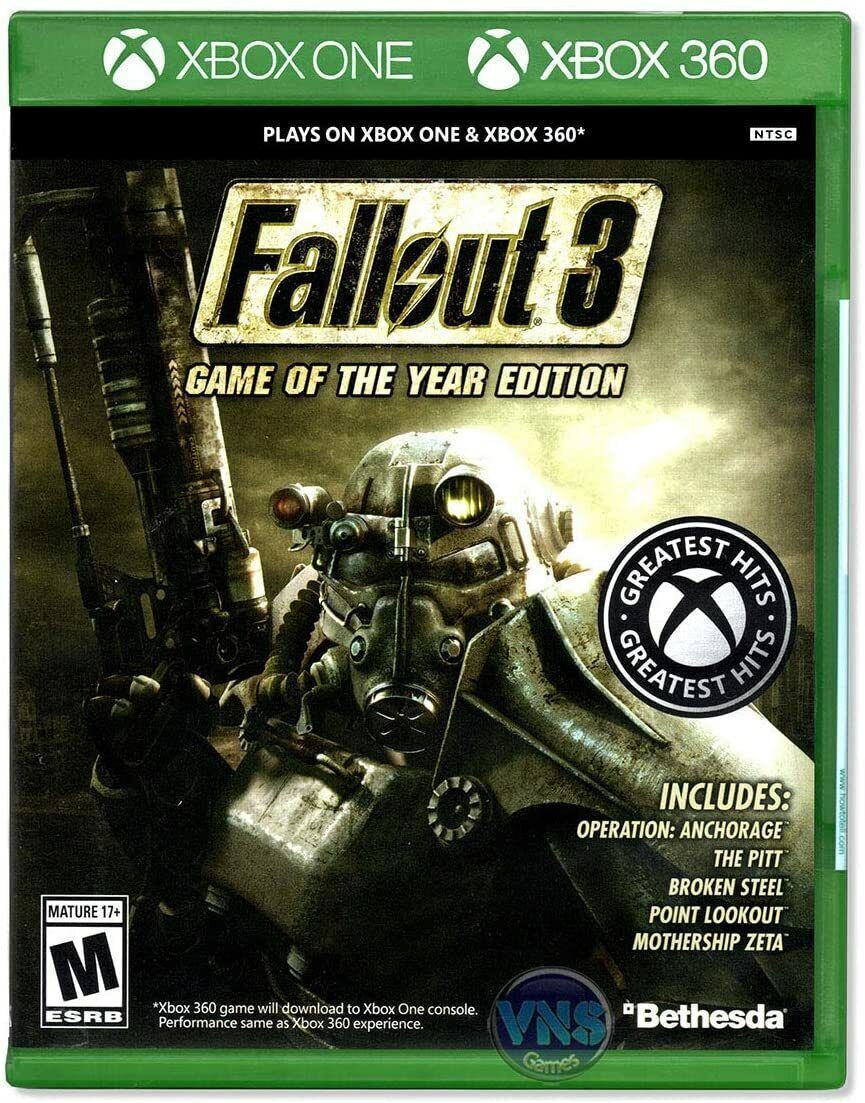 Fallout 3: Game Of The Year Edition (Platinum Hits) (Xbox 360/Xbox One)