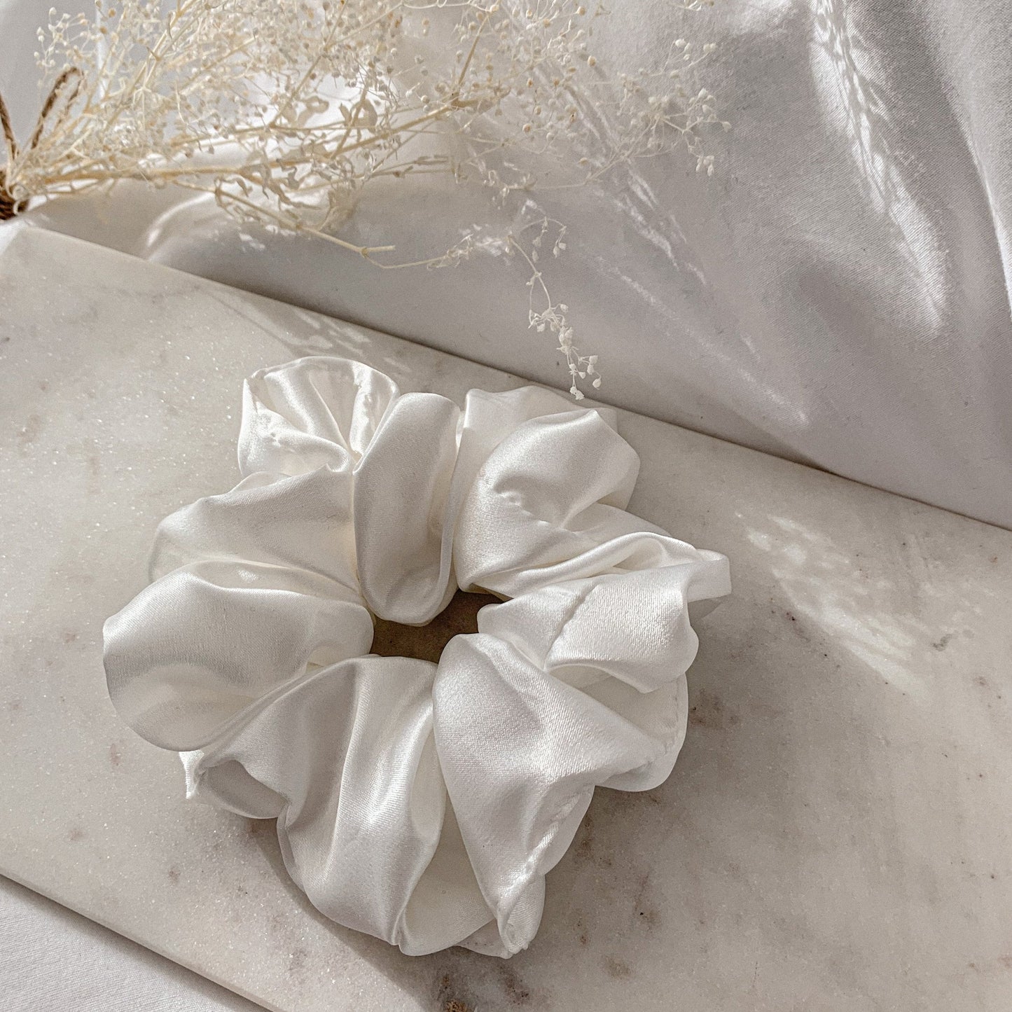 Satin Sweetheart Scrunchies