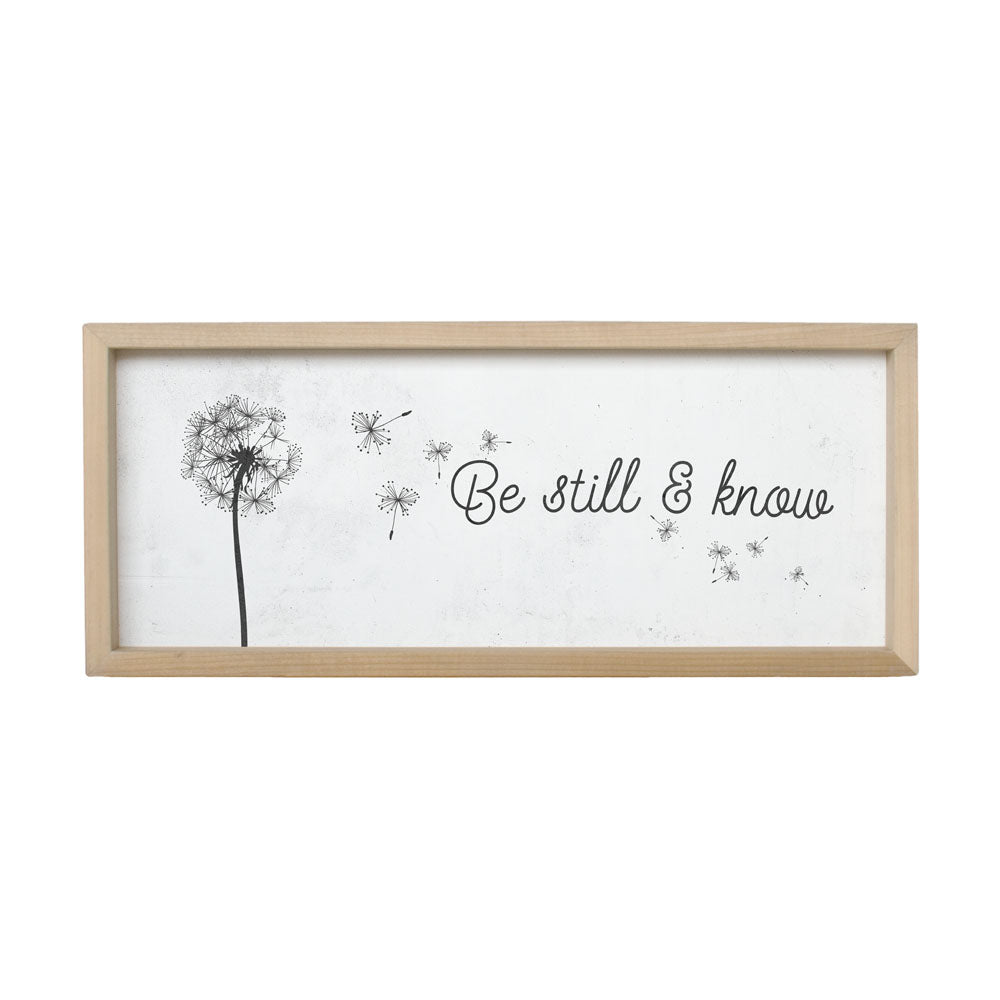 Be Still And Know