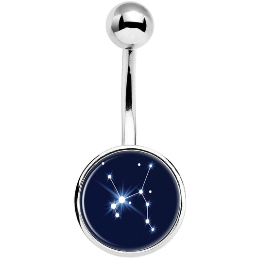 Zodiac Constellation Sagittarius Belly Ring