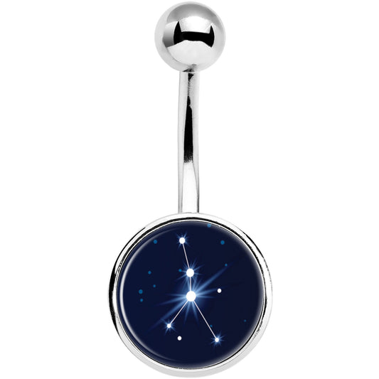 Zodiac Constellation Cancer Belly Ring