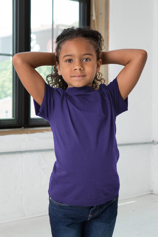 Youth Premium Cotton Short Sleeve Tee (Fashion Colors)