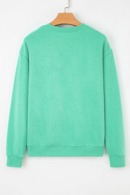 Halloween Ghost Embroidered Sweatshirt