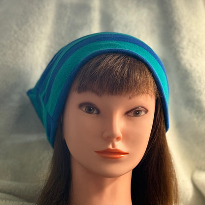 Ocean Stripe Slouch Beanie – Upcycled Everyday Hat