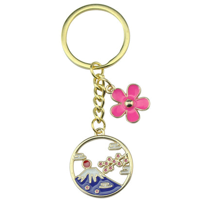 Miyazaki Sakura Mountain Keychain Pendant