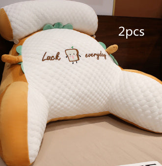 Fluffy Triangle Reading Cushion Lumbar Support