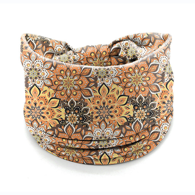 Datura Flowers Elastic Sweat-absorbing Headband