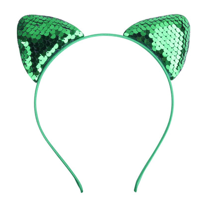 Cartoon Quicksand Headband Sweet Cat Ears