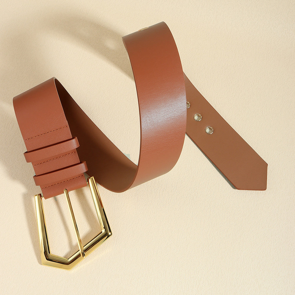 Elastic Black Metal Belt for Fashion Embellishment