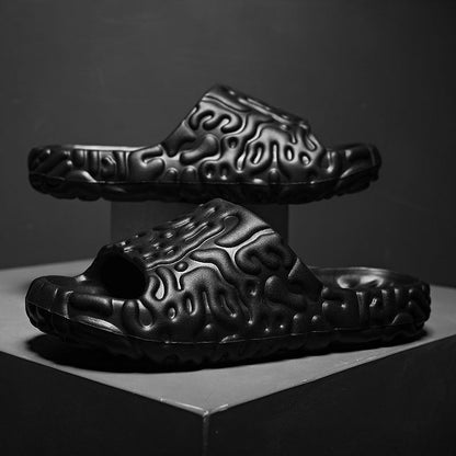 Men's Summer Slippers with Thick Non-slip Soles (Size 40)